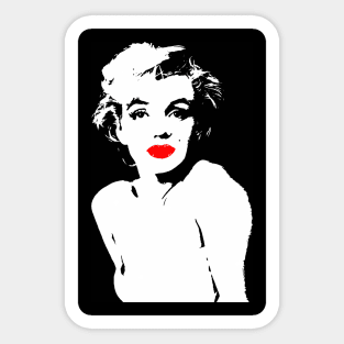 Marilyn Monroe Lips Sticker